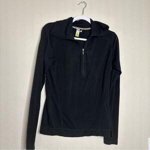 Smartwool Black Women's Quarter Zip Pullover Jacket